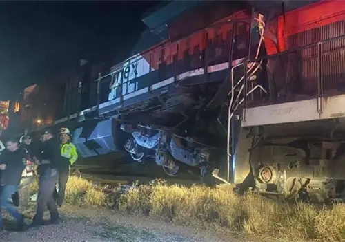Chocan dos trenes de carga en Sonora Chocan dos trenes de carga en Sonora