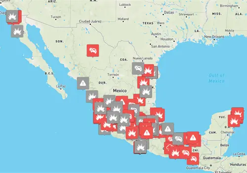 Por deceso, ocurren 252 bloqueos en veinte estados