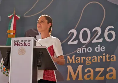 Llama Claudia a la calma tras bloqueos por muerte de capo Llama Claudia a la calma tras bloqueos por muerte de capo