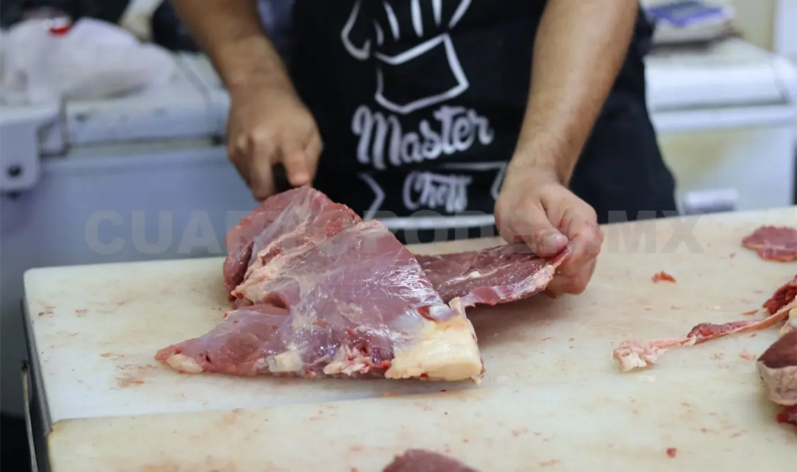 El costo de la carne de res en canal sigue incrementando. Samuel Meneses / CP