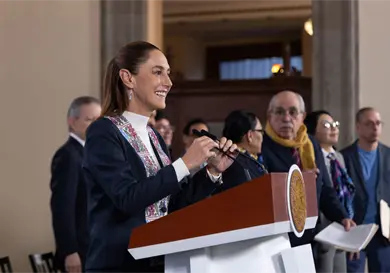 Reforma electoral "es un asunto de principios": Claudia Reforma electoral "es un asunto de principios": Claudia