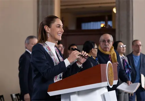 Reforma electoral "es un asunto de principios": Claudia