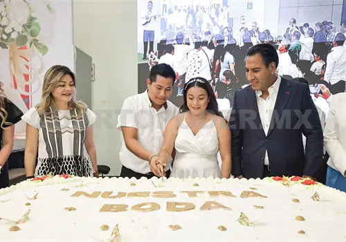 Atestigua gobernador matrimonios colectivos Atestigua gobernador matrimonios colectivos