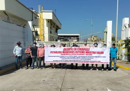 Realizan bloqueos intermitentes a TAD de Pemex Realizan bloqueos intermitentes a TAD de Pemex