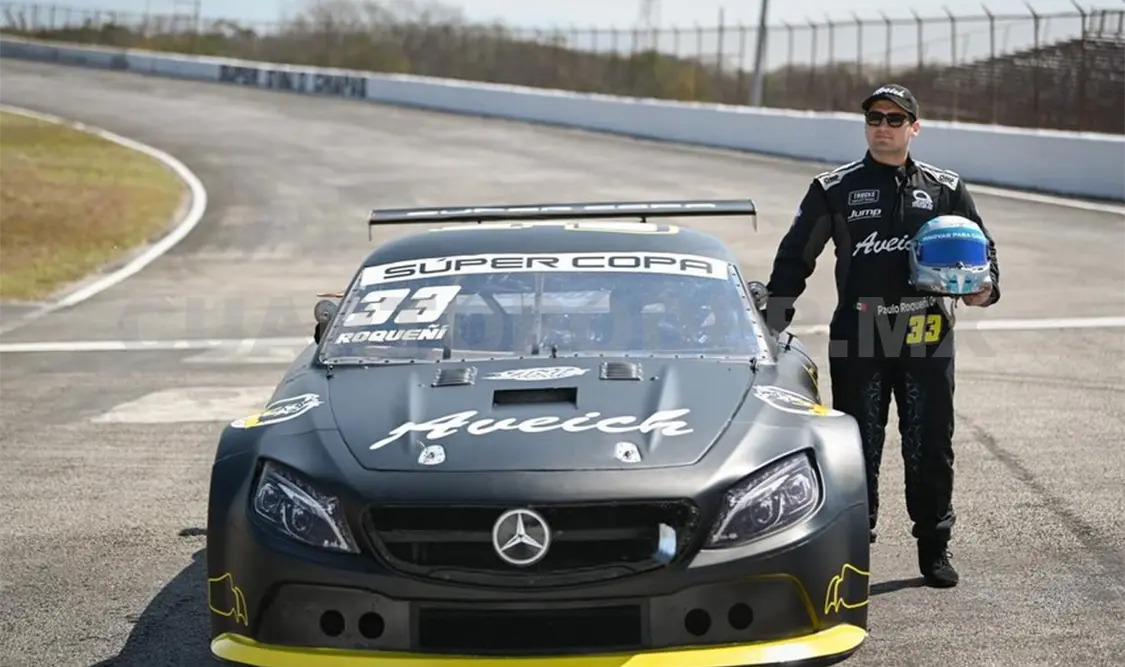 Roqueñí cuenta las horas para probar el nuevo trazado del Súper Óvalo Chiapas en la carrera del domingo. Cortesía