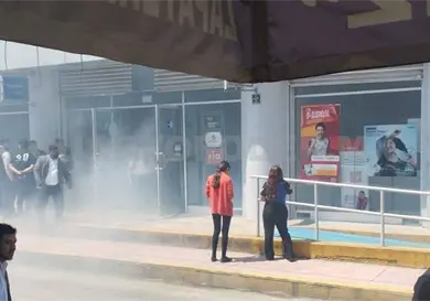 Se registra conato de incendio en tienda