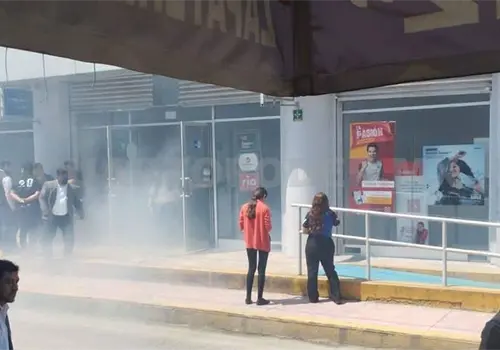 Se registra conato de incendio en tienda Se registra conato de incendio en tienda