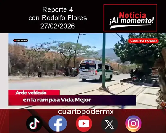 REPORTE4 TVO 27 02 2026. #TuDiarioVivir con Rodolfo Flores