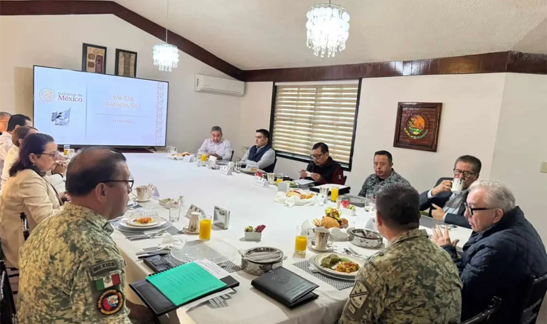 En Sinaloa se han llevado a cabo 413 reuniones de mesas de paz estatal, 2 mil 456 regionales y una interestatal. Cortesía