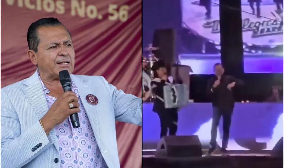 En el video, compartido en X por el periodista Carlos Loret de Mola, se aprecia a Segura entonar el corrido “El Del Palenque”. Cortesía