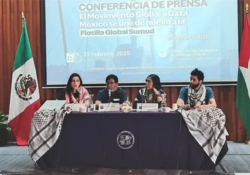Mexicanos alistan nueva flotilla de ayuda a Gaza Mexicanos alistan nueva flotilla de ayuda a Gaza