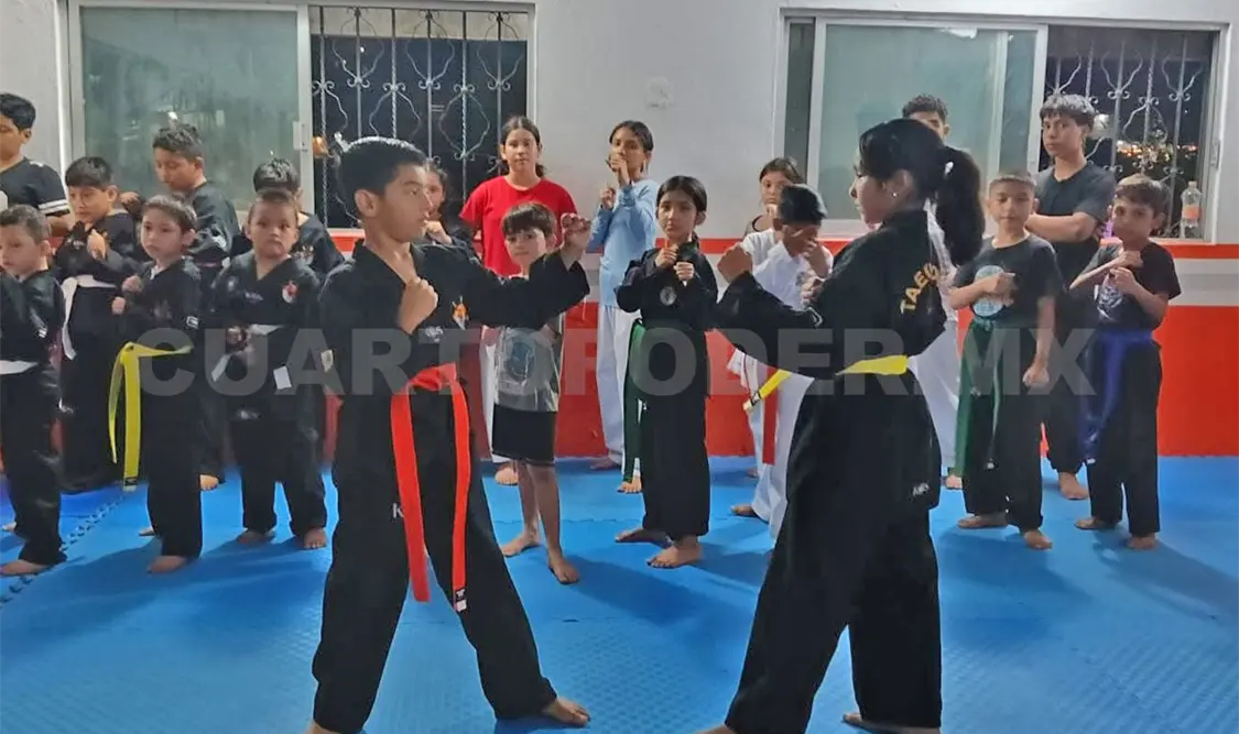 El equipo de instructores trabaja de manera constante en la formación técnica y competitiva de niñas, niños y jóvenes en Arriaga. Cortesía