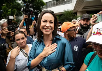 Machado afirma que regresar&aacute; a Venezuela