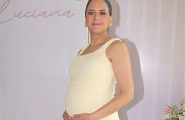 Leslie en espera de Luciana