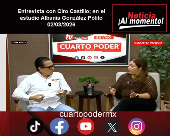 Entrevista con Ciro Castillo; en el estudio Albania Gonz&aacute;lez P&oacute;lito