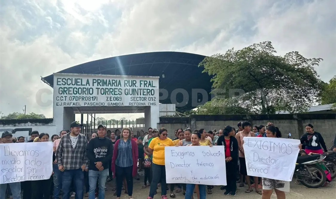 Avanza el ciclo escolar en Chiapas con demandas de atención. CP