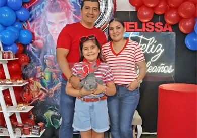 Melissa cumple 9 a&ntilde;os