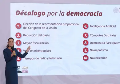 Reforma electoral: Claudia tiene plan B si no se avala