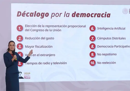 Reforma electoral: Claudia tiene plan B si no se avala
