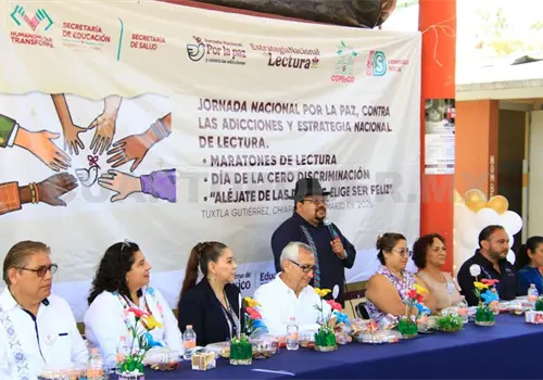 Inician Jornada por la Paz, Contra las Adicciones
