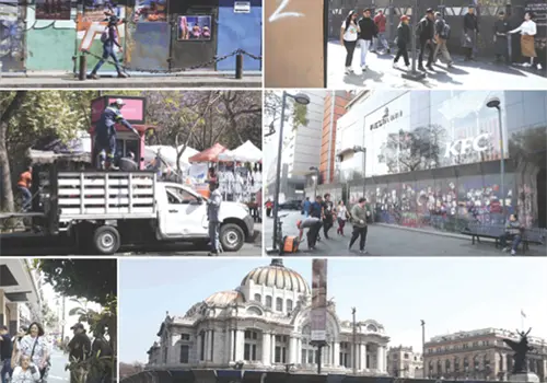 Con vallas y tablas lucen edificios y comercios