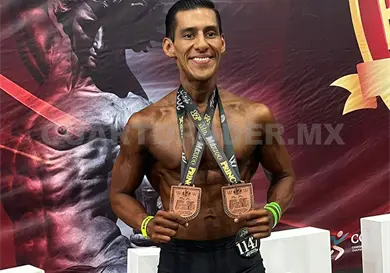 Al podio en Mr. M&eacute;xico Principiantes y Novatos