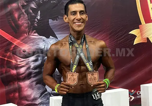 Al podio en Mr. M&eacute;xico Principiantes y Novatos
