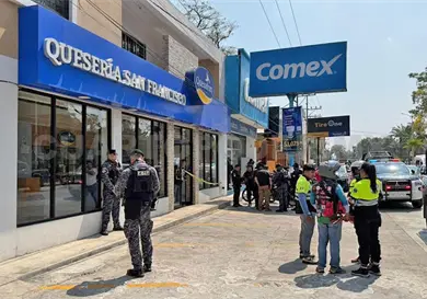 Violento asalto a queser&iacute;a deja un herido de bala