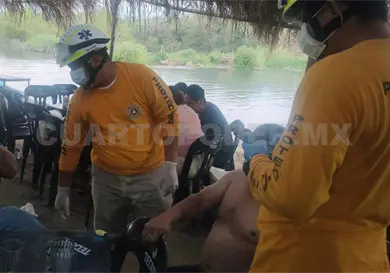 Lo rescatan de morir ahogado en el r&iacute;o El Vado