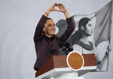 EUA puede apoyar si evita el tr&aacute;fico de armas: Claudia