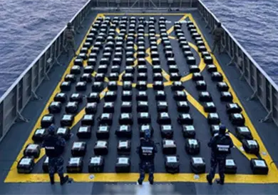 Reconoce Johnson decomiso de 2 toneladas de coca&iacute;na