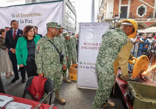 Canjean nueve mil 201 pistolas de forma an&oacute;nima