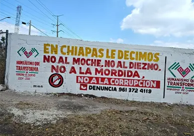 Ni mordidas ni moches, ni diezmo, dice gobierno Ni mordidas ni moches, ni diezmo, dice gobierno