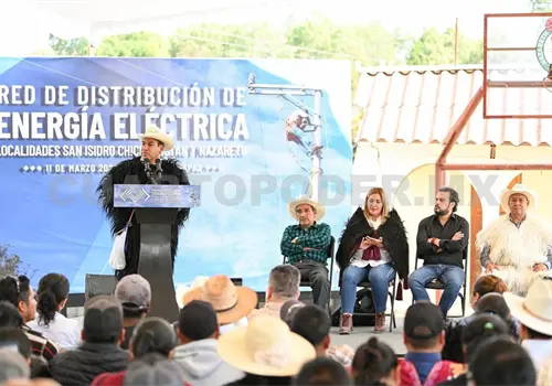 ERA impulsa obras de infraestructura el&eacute;ctrica en Teopisca