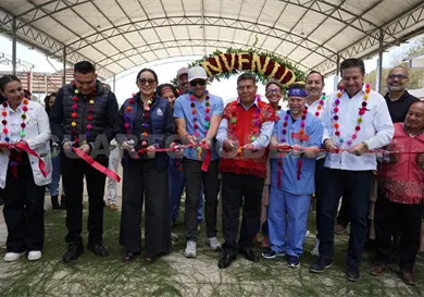 Inaugura Cobach obras de infraestructura