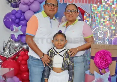 Luz Romina en su 8 a&ntilde;os