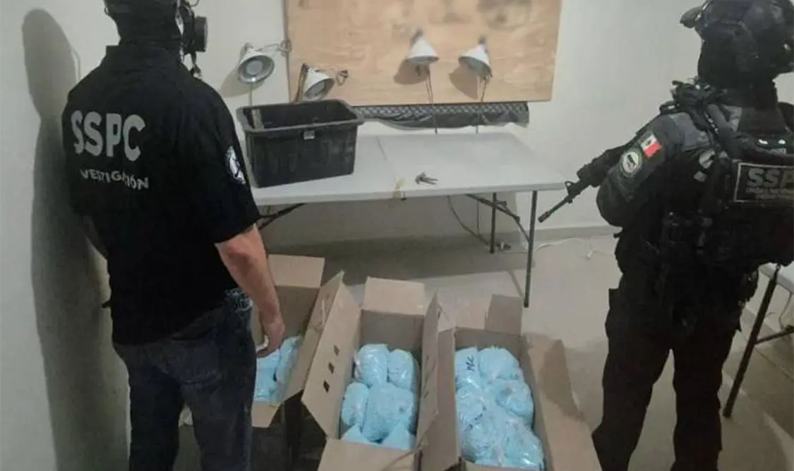 Aseguran 270 kilos de fentanilo y detienen a persona