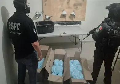 Aseguran 270 kilos de fentanilo y detienen a persona
