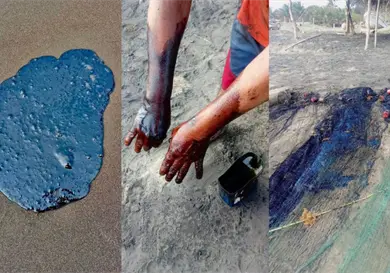 Informa gobieno causa de derrame de hidrocarburos