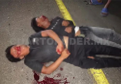 Choque de motos; dos muertos y un herido grave