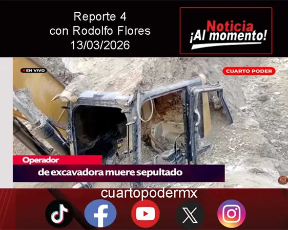 REPORTE4 | 13 03 2026 con Rodolfo Flores REPORTE4 | 13 03 2026 con Rodolfo Flores