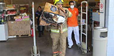 Conato de incendio causa movilizaci&oacute;n