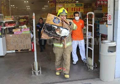 Conato de incendio causa movilizaci&oacute;n