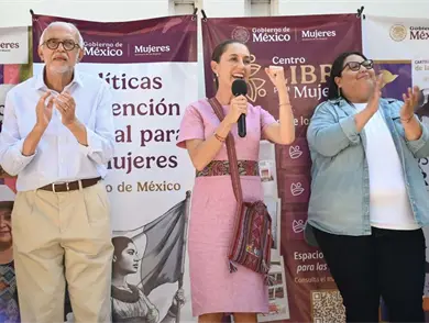 Aqu&iacute; gobiernan el pueblo y tambi&eacute;nlas mujeres: Sheinbaum