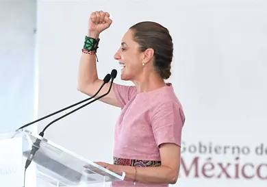 Aqu&iacute; gobiernan el pueblo y las mujeres: Claudia Sheinbaum