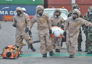 Marina realiza simulacro de incidente por el Mundial 2026