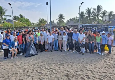 Realizan segunda jornada de limpieza de playas