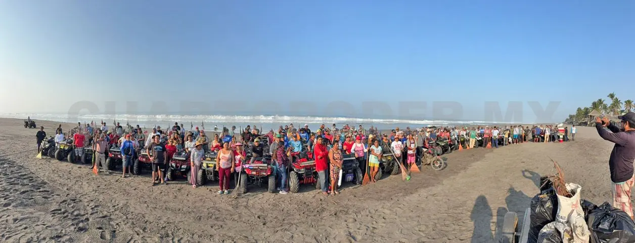 Participaron alrededor de 200 personas de Puerto Arista. Cortesía