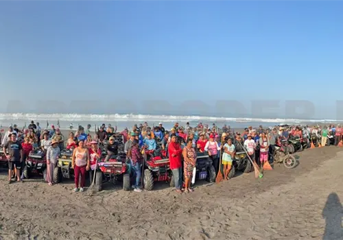 Levantan 800 kilos de basura en Puerto Arista Levantan 800 kilos de basura en Puerto Arista