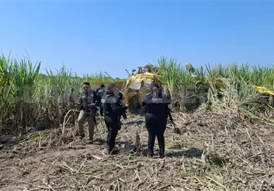 Se desploma avioneta en Acapetahua